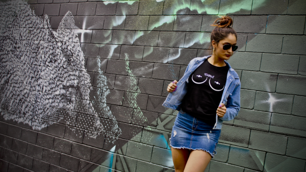 Camiseta estampada tabu