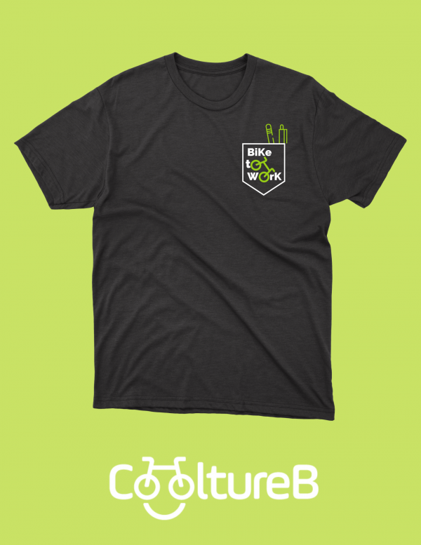 Camiseta bike to work - Imagen 4